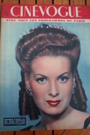 CINEVOGUE magazine side cover Issue 73 16 September 1947