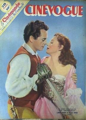 CINEVOGUE magazine side cover Issue 83 28 November 1947