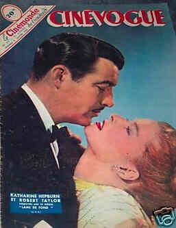 CINEVOGUE magazine side cover Issue 89 9 January 1948