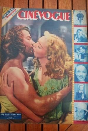 CINEVOGUE magazine side cover Issue 91 23 January 1948
