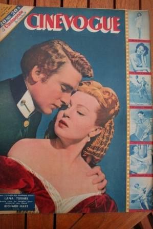 CINEVOGUE magazine side cover Issue 92 30 January 1948
