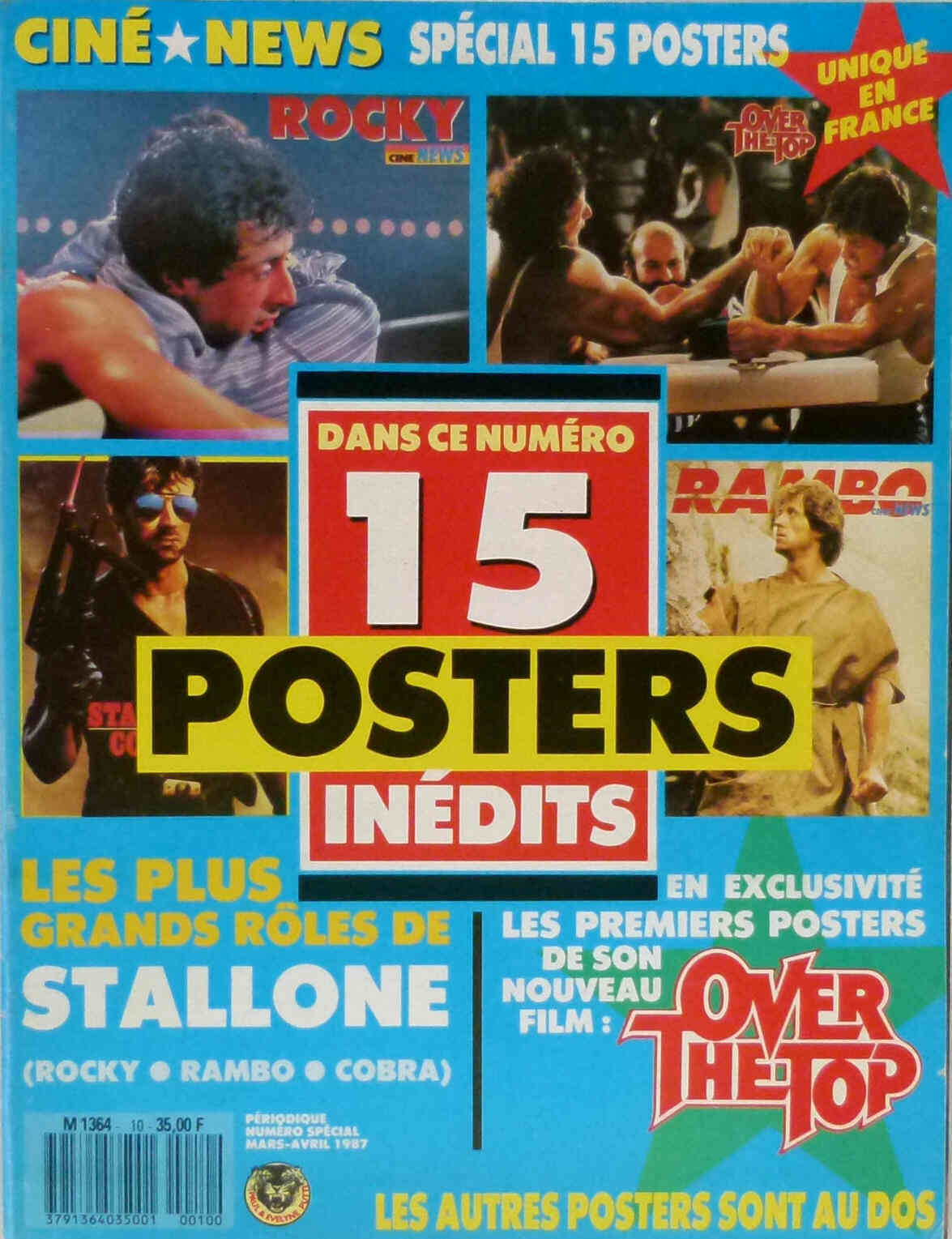 CINE-NEWS magazine side cover Issue 10 March/April 1987