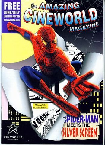 CINEWORLD magazine side cover June/July 2002