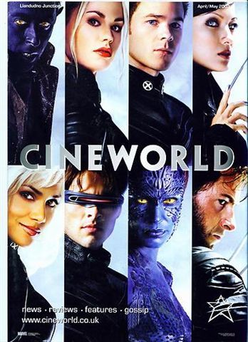 CINEWORLD magazine side cover April/May 2003