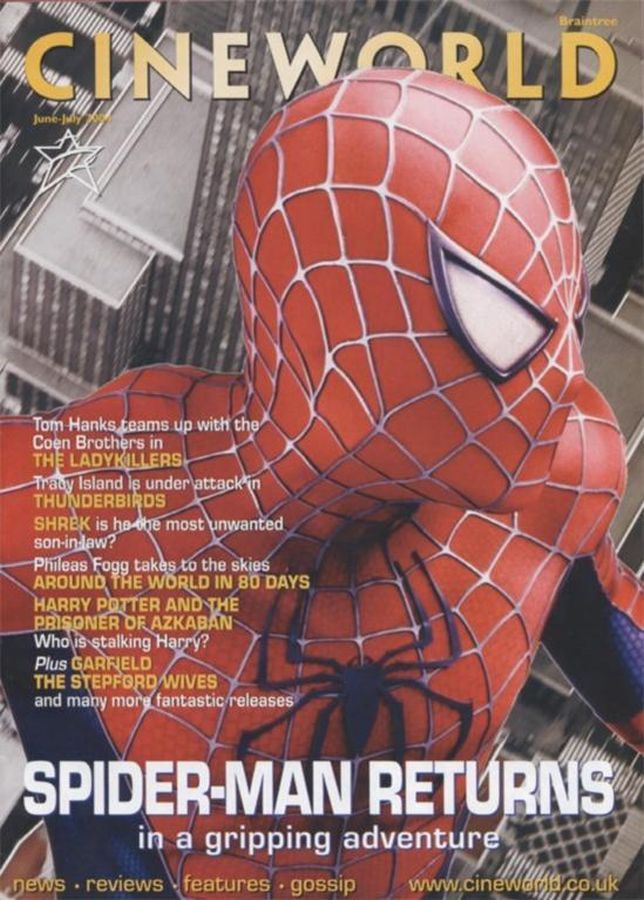 CINEWORLD magazine side cover June/July 2004