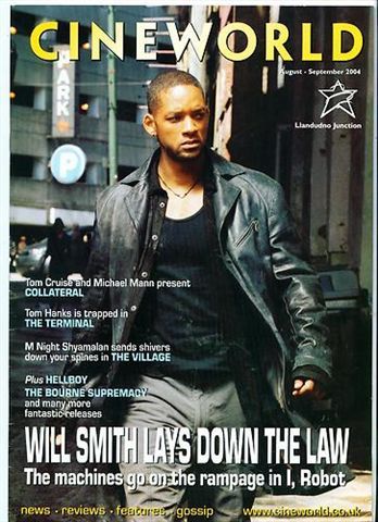 CINEWORLD magazine side cover August/September 2004