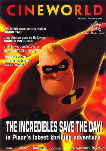 CINEWORLD magazine side cover October/November 2004
