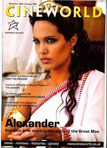 CINEWORLD magazine side cover December 2004