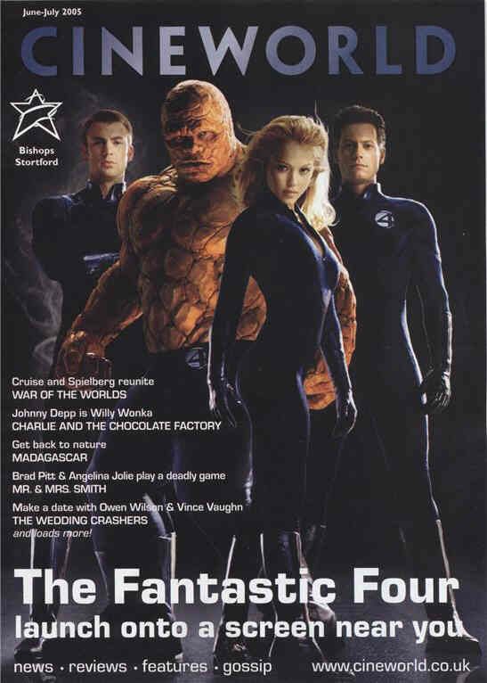 CINEWORLD magazine side cover June/July 2005