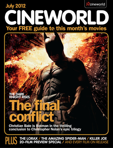 CINEWORLD magazine side cover July 2012