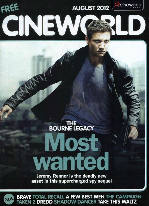 CINEWORLD magazine side cover August 2012