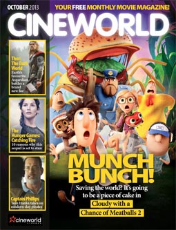 CINEWORLD magazine side cover October 2013