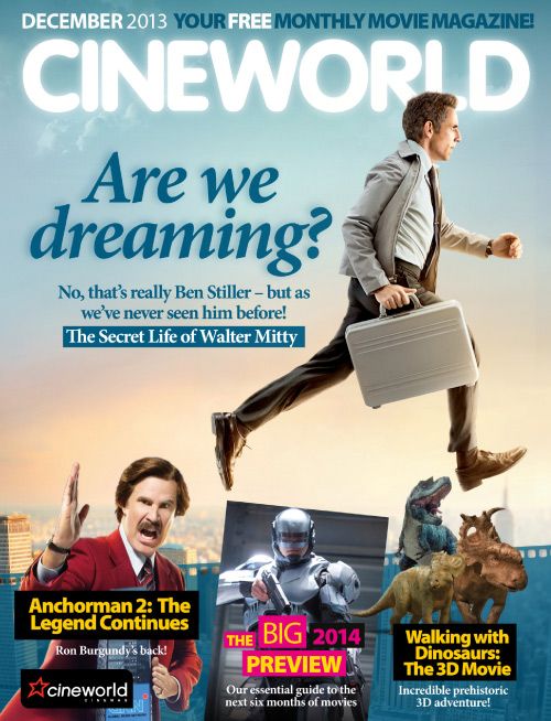 CINEWORLD magazine side cover December 2013