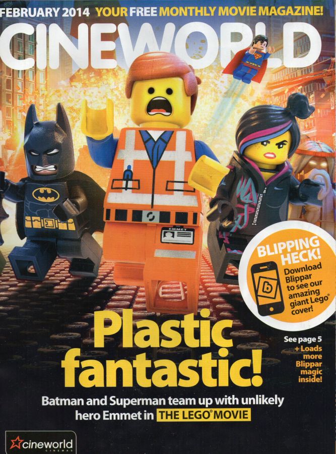 CINEWORLD magazine side cover February 2014