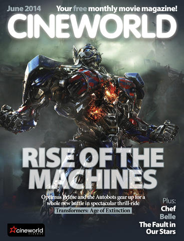 CINEWORLD magazine side cover June 2014
