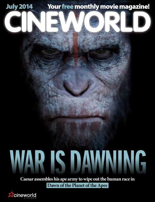 CINEWORLD magazine side cover July 2014