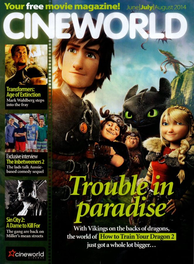 CINEWORLD magazine side cover Summer 2014