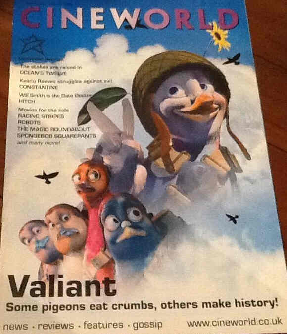 CINEWORLD magazine side cover March 2005