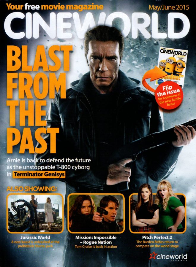 CINEWORLD magazine side cover May/June 2015