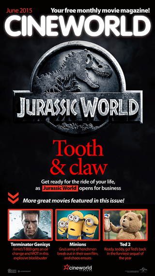 CINEWORLD magazine side cover June 2015