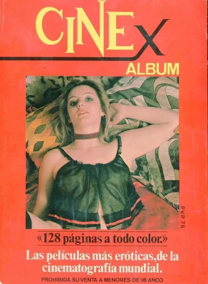 CINE X (Es) magazine side cover Issue 7?  Album   1978