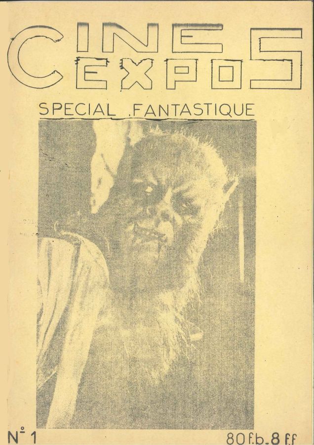 CINE EXPOS magazine side cover Issue 1   1976