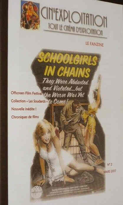 CINEXPLOITATION magazine side cover Issue 2  March 2017