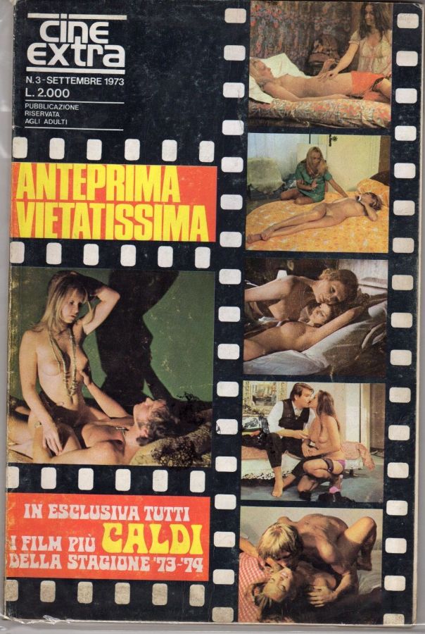 CINE EXTRA magazine side cover Issue 3  September 1973