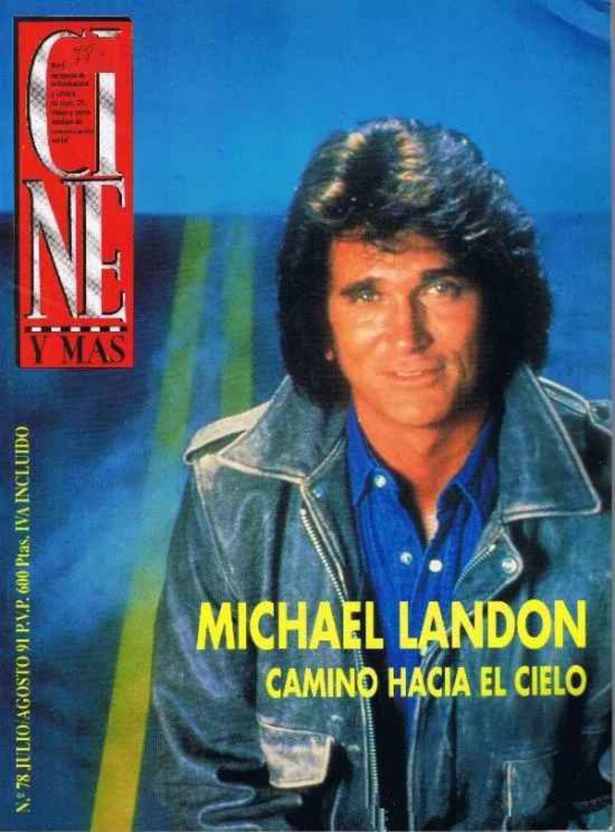 CINE Y MAS magazine side cover Issue 78  July/August 1991