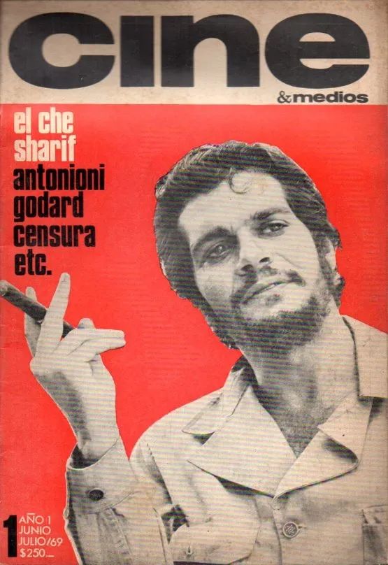 CINE Y MEDIOS magazine side cover Issue 1  June/July 1969