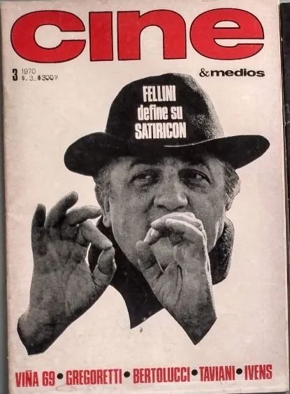 CINE Y MEDIOS magazine side cover Issue 3 Summer 1970