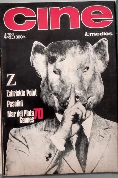 CINE Y MEDIOS magazine side cover Issue 4   1970