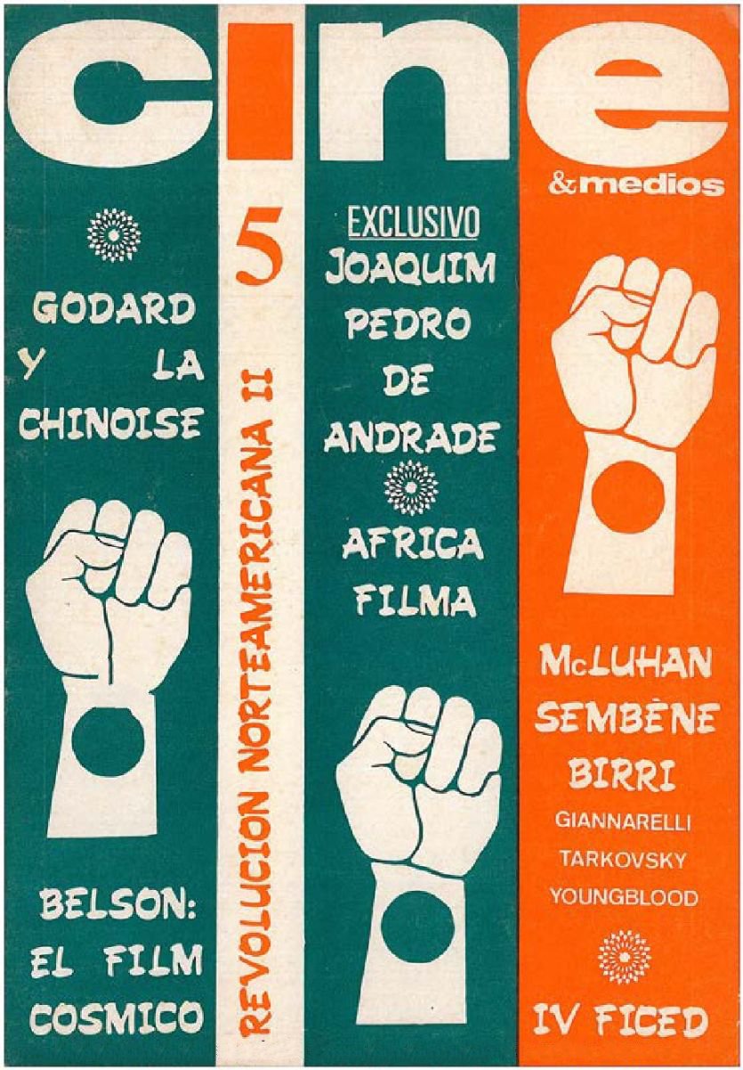 CINE Y MEDIOS magazine side cover Issue 5   1971