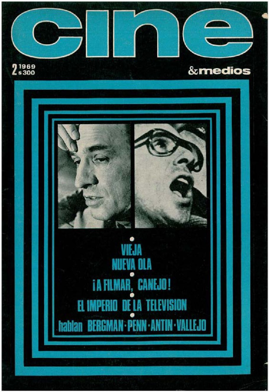 CINE Y MEDIOS magazine side cover Issue 2 Spring 1970