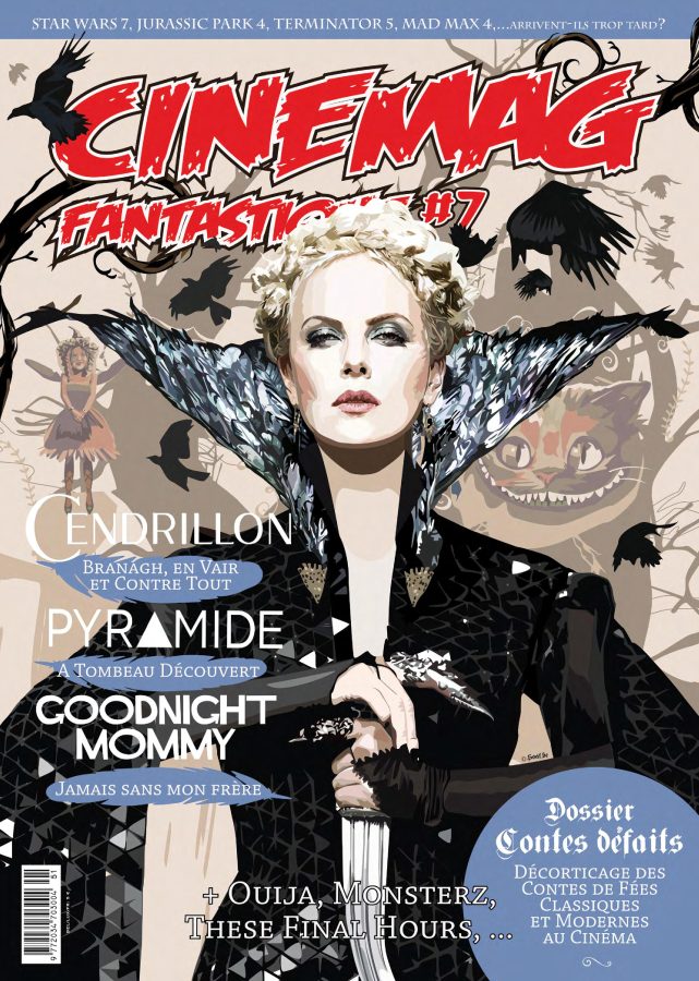 CINEMAG FANTASTIQUE magazine side cover Issue 7  2015