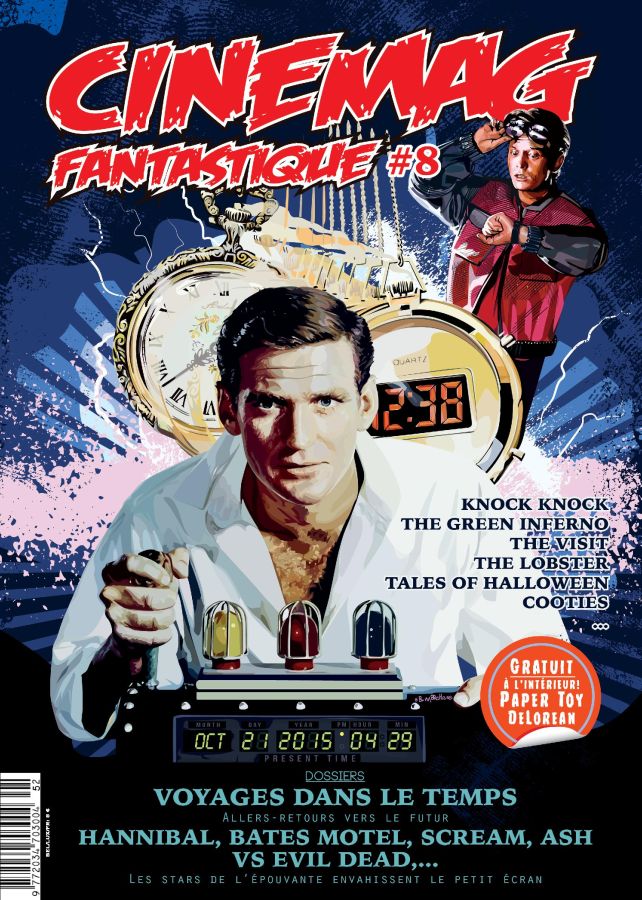 CINEMAG FANTASTIQUE magazine side cover Issue 8  2015