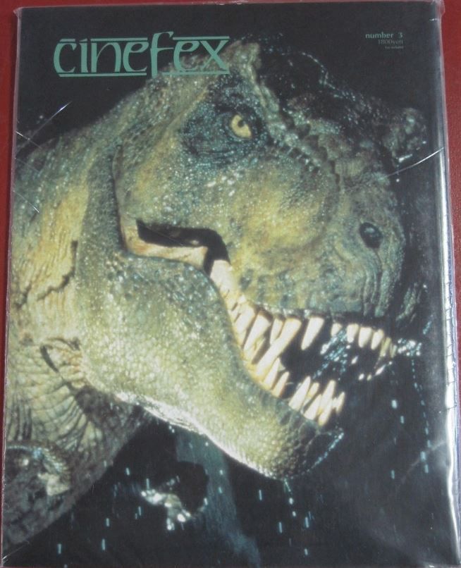 CINEFEX (JP) magazine side cover Issue 3  2nd Series April 1994