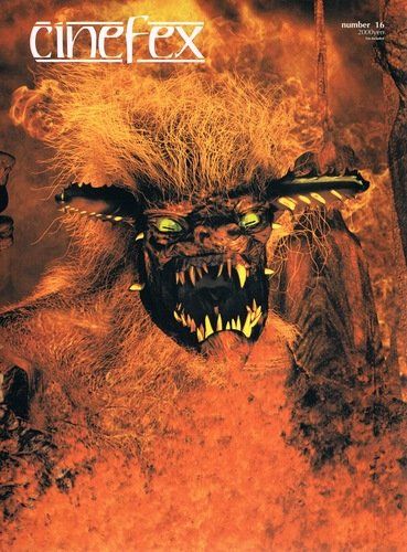 CINEFEX (JP) magazine side cover Issue 16   1998