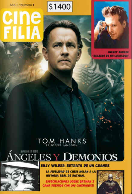 CINE FILIA magazine side cover Issue 1 May 2009