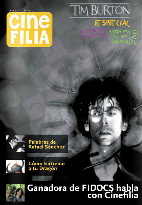 CINE FILIA magazine side cover Issue 6 June/July 2010