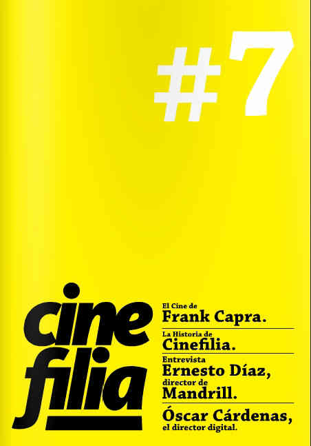 CINE FILIA magazine side cover Issue 7 September/October 2010