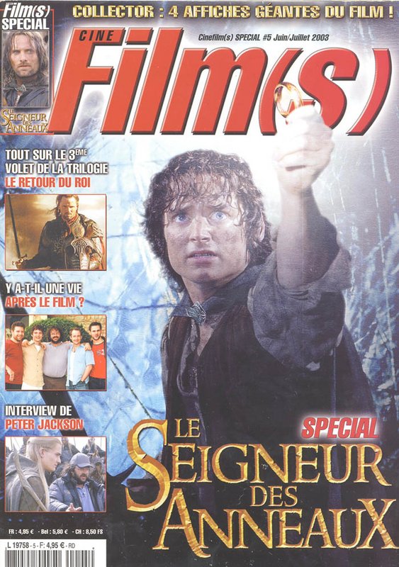CINE FILM(S) magazine side cover Issue 5  Special June/July 2003