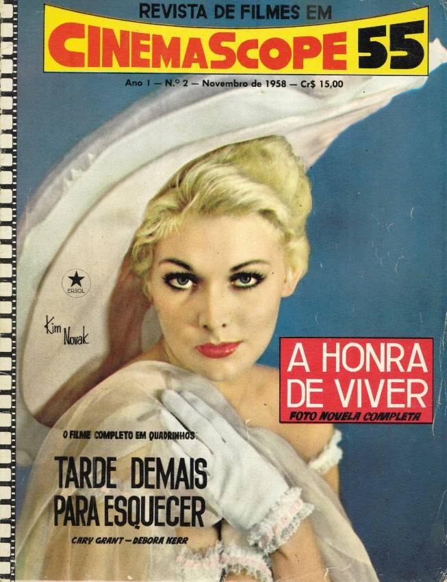 CINEMASCOPE 55 magazine side cover Issue 2 November 1958