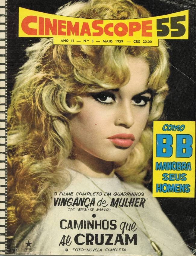 CINEMASCOPE 55 magazine side cover Issue 8 May 1959