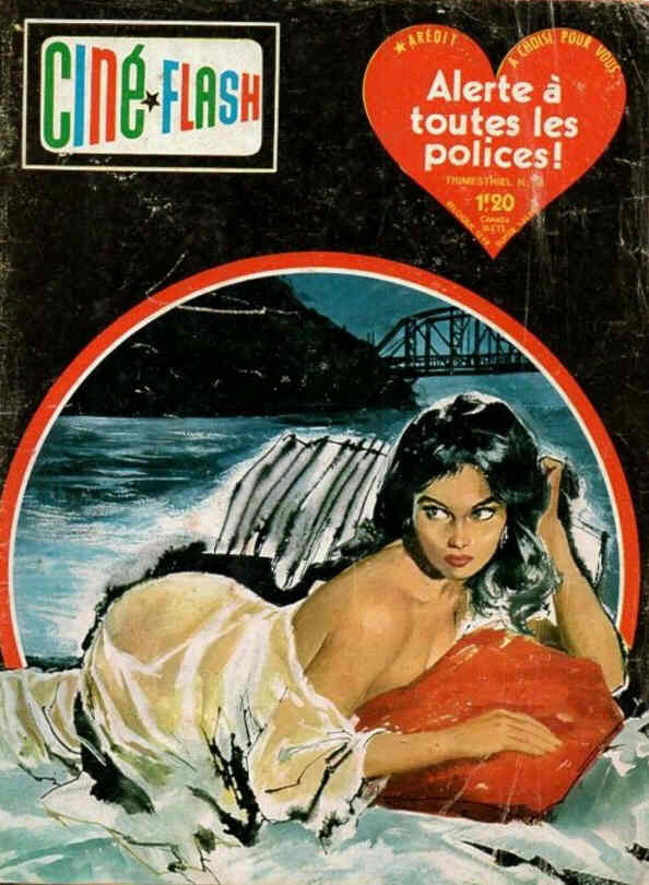 CINE FLASH magazine side cover Issue 16   1966