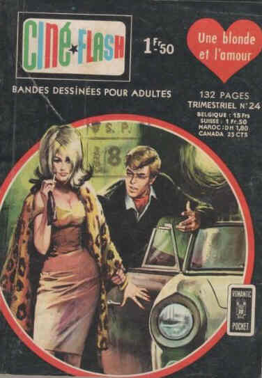 CINE FLASH magazine side cover Issue 24   1968
