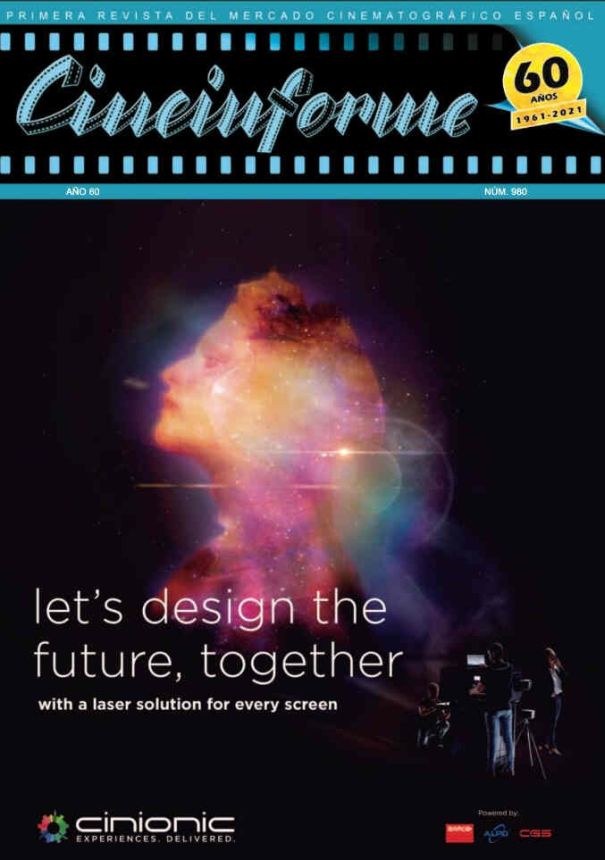 CINEINFORME magazine side cover Issue 980  December 2021