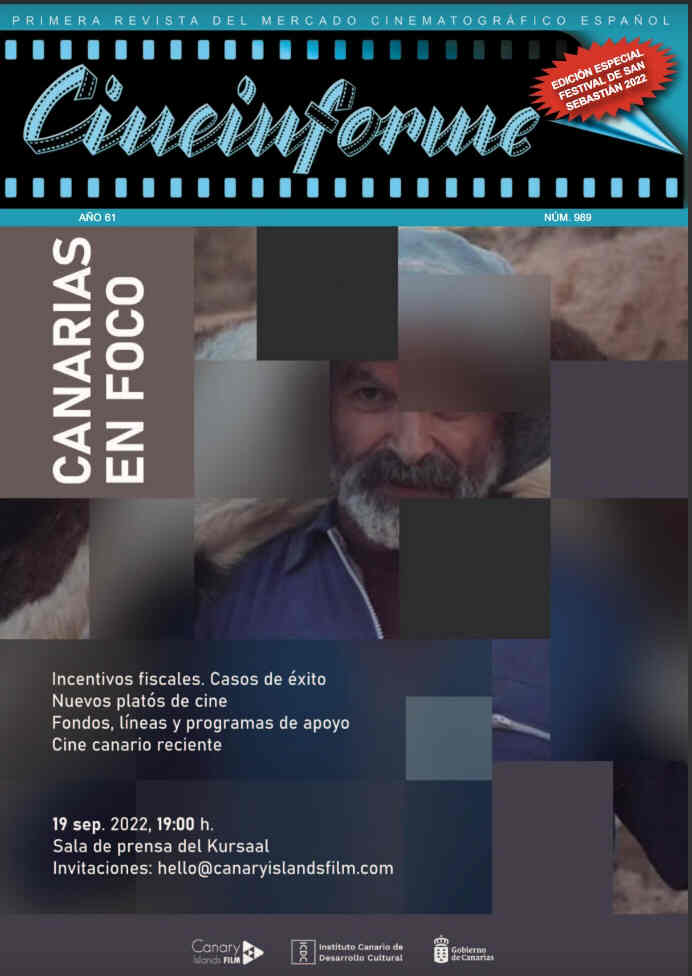 CINEINFORME magazine side cover Issue 989  September 2022