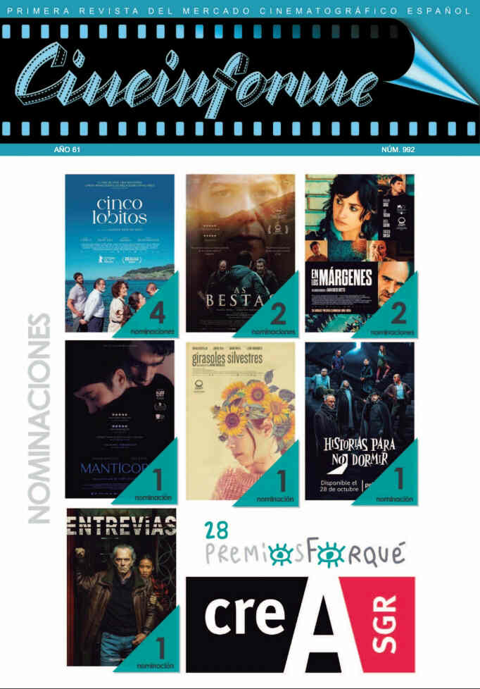 CINEINFORME magazine side cover Issue 992  December 2022