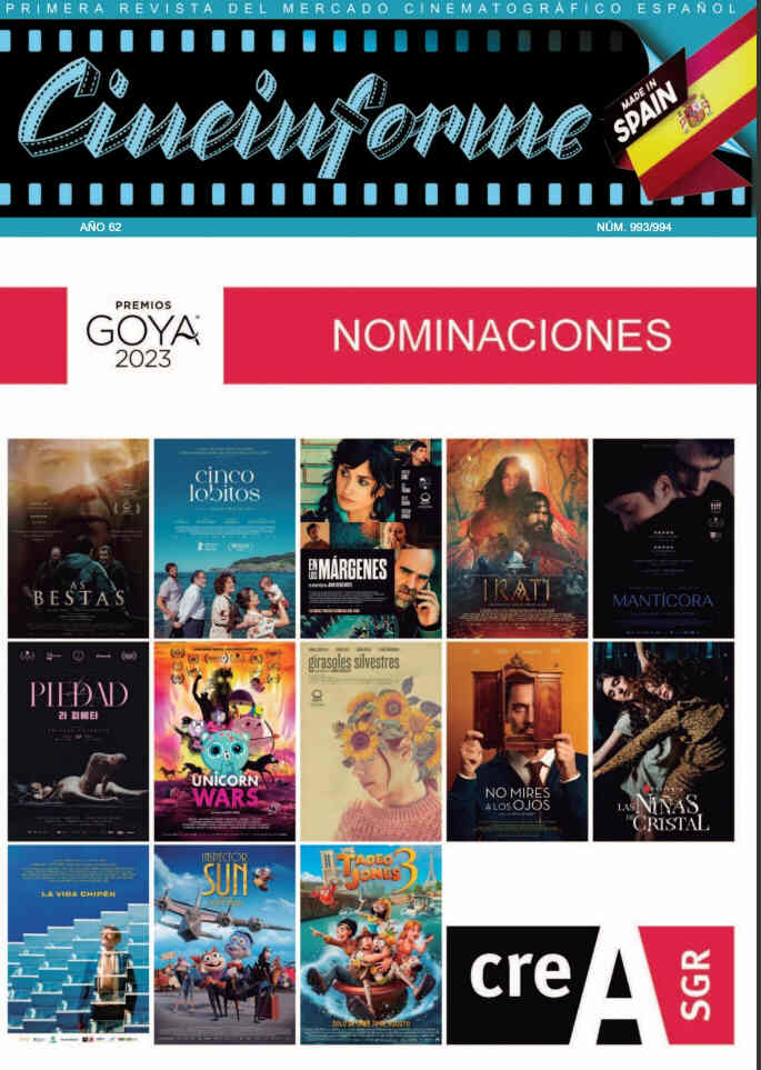 CINEINFORME magazine side cover Issue 993-4  January/February 2023